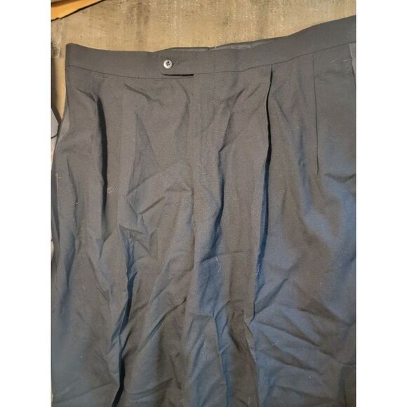 Bill Blass eveningwear mens black formal pants‎ wool - Picture 4 of 7